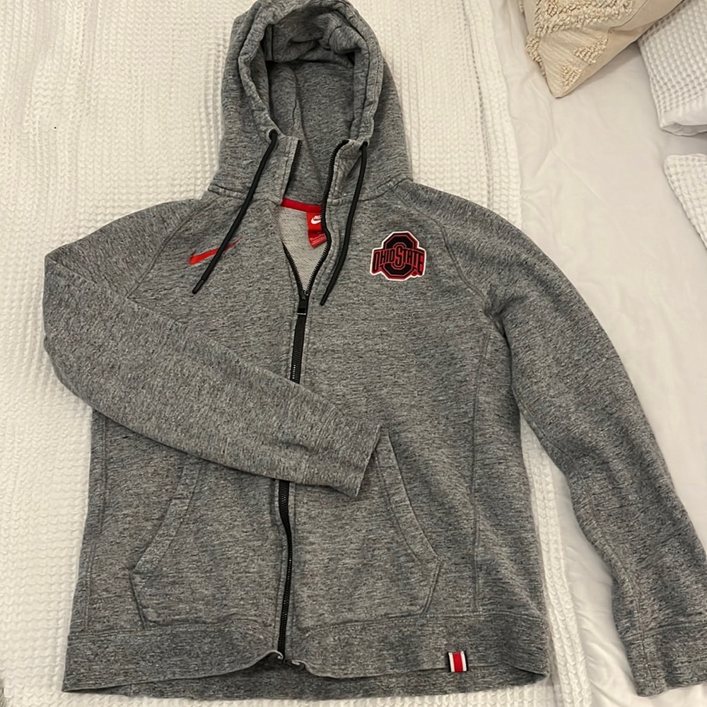 Nike Ohio State University Buckeyes Full Zip Up Jacket